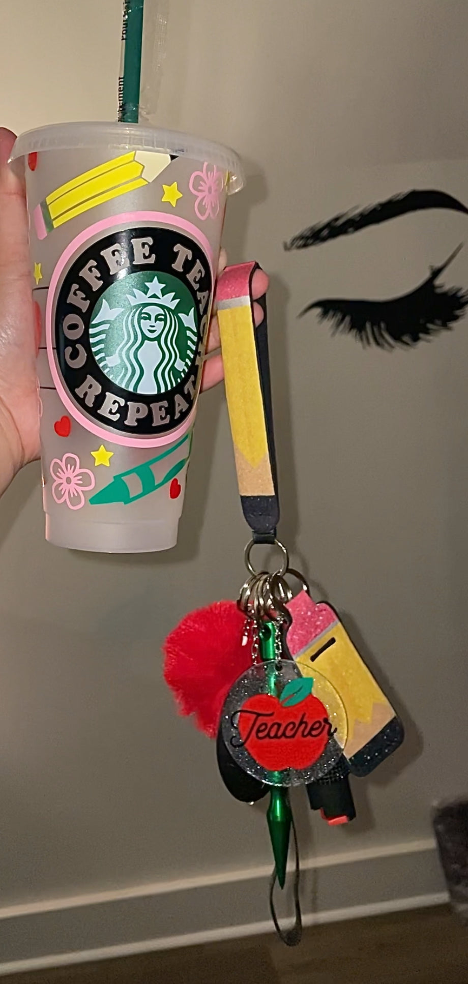 Teacher appreciation FREE cup safety keychain