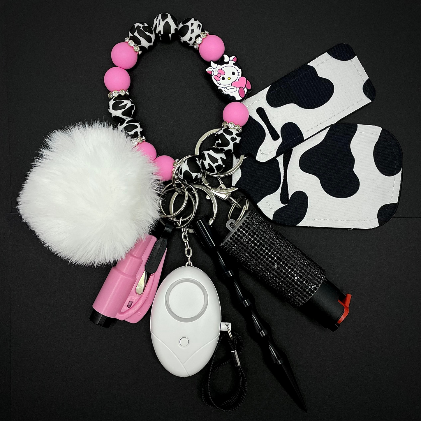 Hello Cow self defense keychain